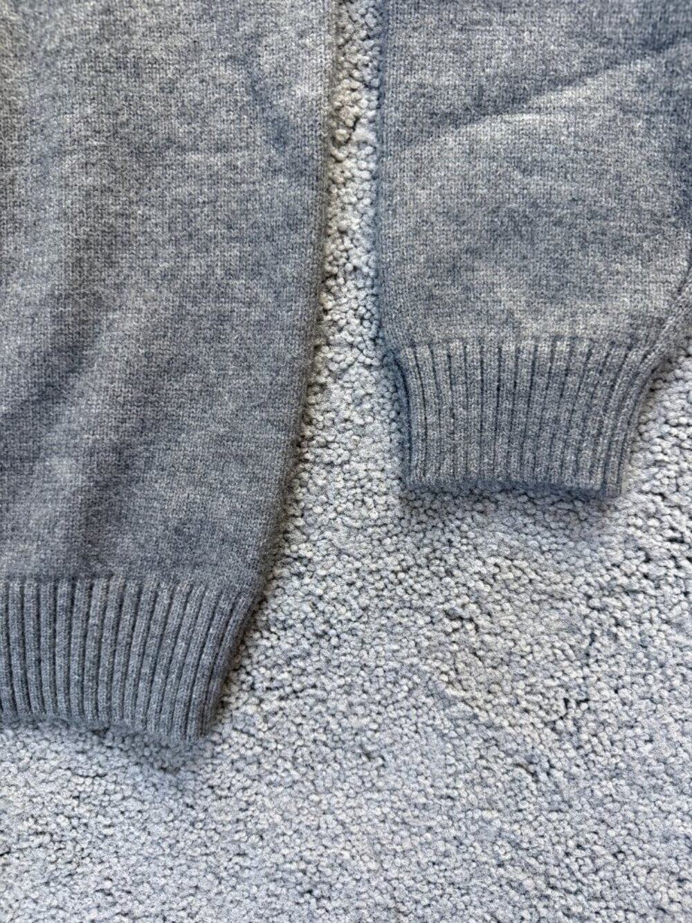 HELLO KANO Grey Teddy Bear Knit Crewneck Sweater Men's L - Unisex - Women's XL - Picture 4 of 11